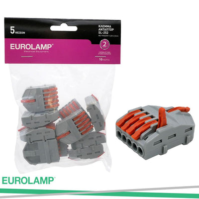 MORSETTO RAPIDO ADATTATORE 1ING E 5 USCITE