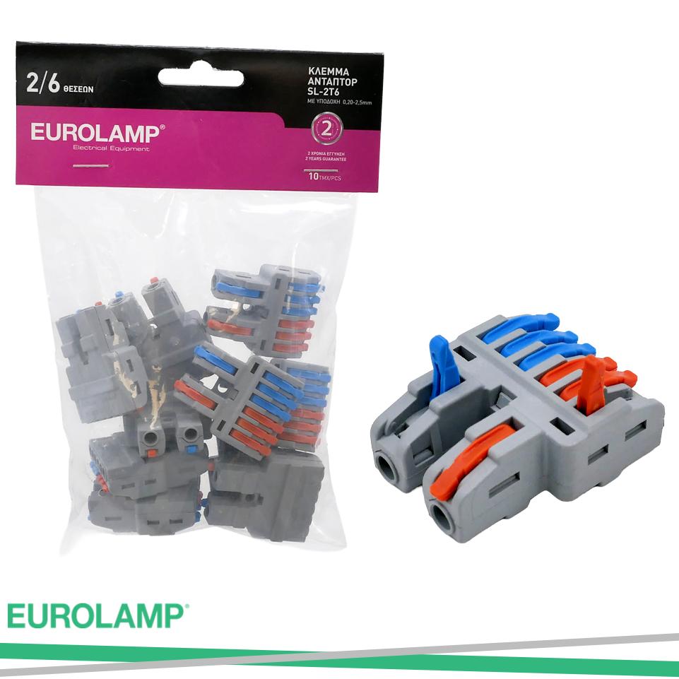 MORSETTO RAPIDO ADATTATORE 2ING E 6USCITE