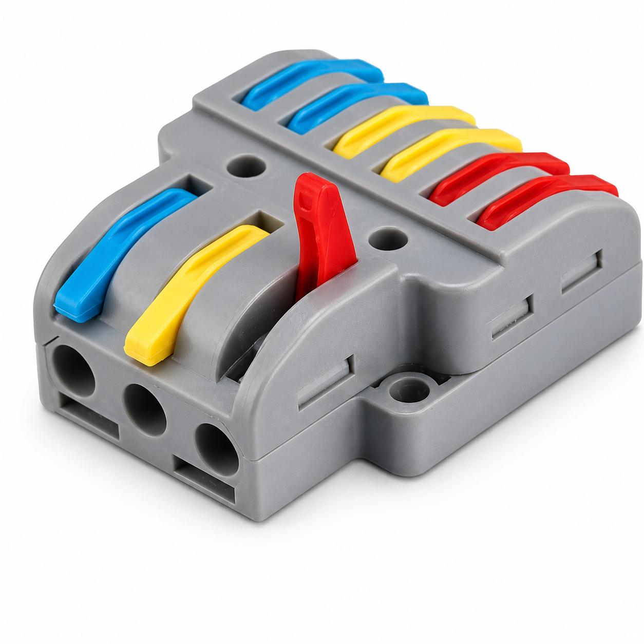 MORSETTO RAPIDO ADATTATORE 3ING E 6USCITE