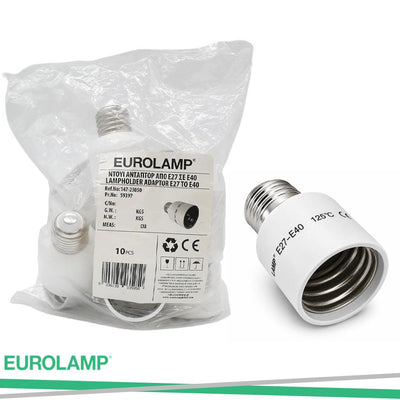 ADATTATORE PORTALAMPADA DA E27 A E40