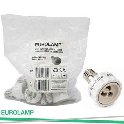 ADATTATORE PORTALAMPADA DA E14 A GU10