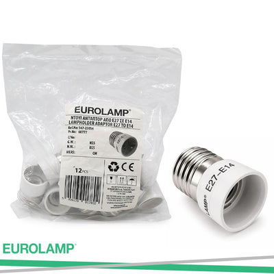 ADATTATORE PORTALAMPADA DA E27 A E14