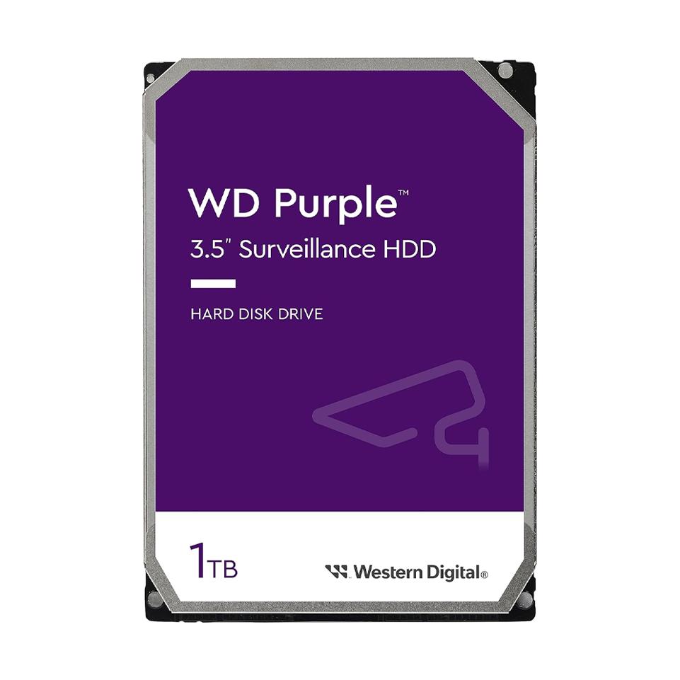 HD WD SATA3 1TB 3.5" PURPLE INTELLIPOWER 64MB CACHE 24X7