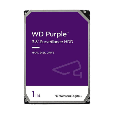 HD WD SATA3 1TB 3.5" PURPLE INTELLIPOWER 64MB CACHE 24X7