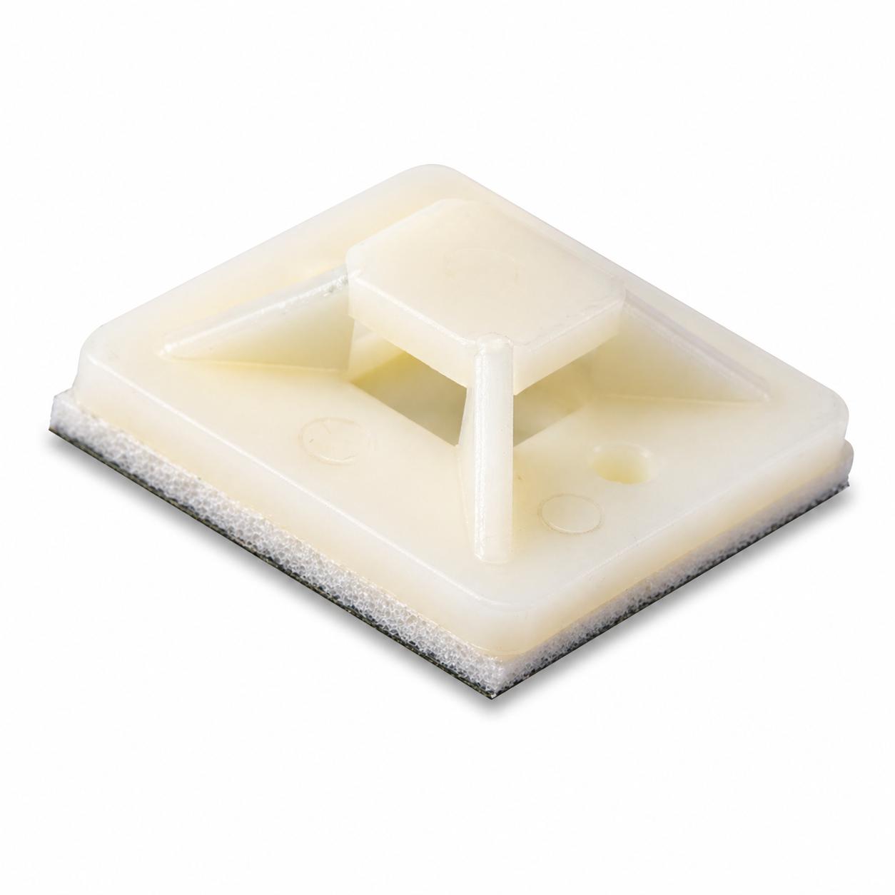 SUPPORTI PER FASCETTE AUTOADESIVE 20X20  CONF.100PZ