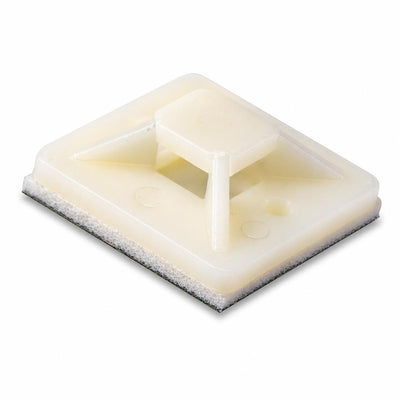 SUPPORTI PER FASCETTE AUTOADESIVE 30X30 CONF.100PZ