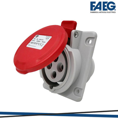 PRESA DA INCASSO 3P+T 16A 380V IP44