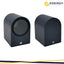 PORTAFARETTO DA MURO GU10 ALLUMINIO IP54 ROTONDO GRIGIO