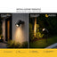 PICCHETTO/LAMPADA 2IN1 DA GIARDINO GU10, IP55, NERO