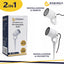 PICCHETTO/LAMPADA 2IN1 DA GIARDINO GU10, IP55,BIANCO