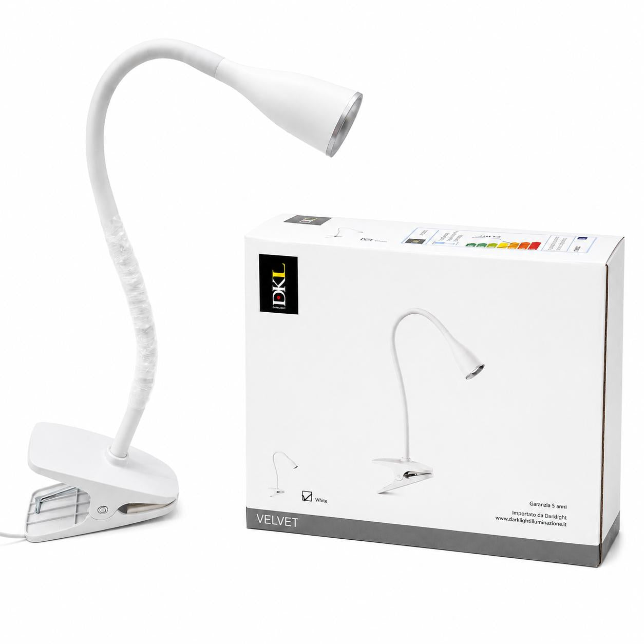 VELVET LAMPADA DA TAVOLO BIANCA LED 5W IP20 3000K