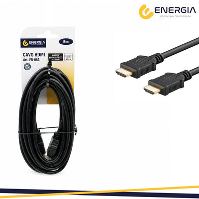 CAVO HDMI 5M TYPE A/ TYPE A NERO