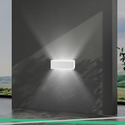 LAMPADA DA PARETE IN ALLUMINIO 10W BIANCA 3000K