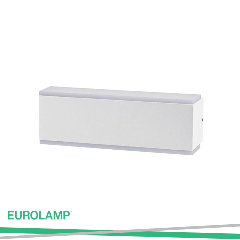 LAMPADA DA PARETE IN ALLUMINIO 10W BIANCA 3000K