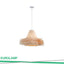 LAMPADA A SOSPENSIONE IN BAMBU LUCE SINGOLA 1XE27