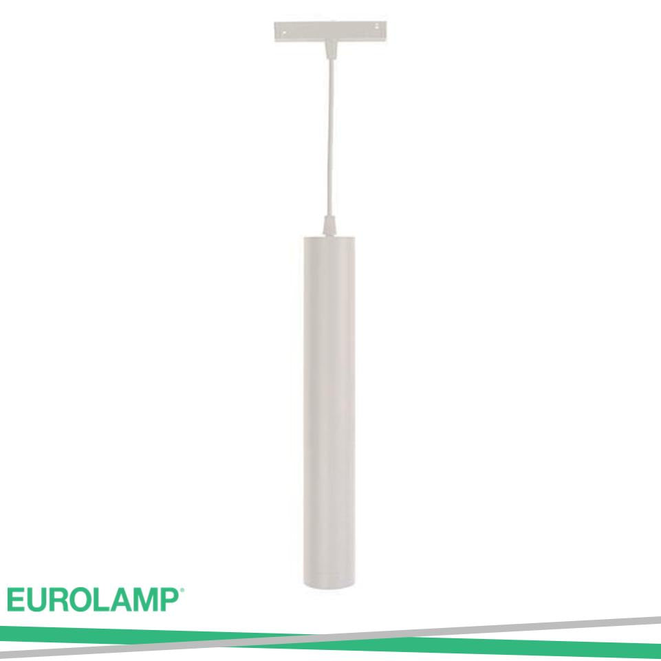 BINARIO LED LINEARE SINGOLO 2  LINEE 10W 4000K 55X300 BIANCO