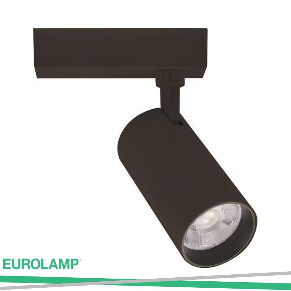 BINARIO LED SINGOLO 2 LINEE 20W 4000K 70X160 NERO
