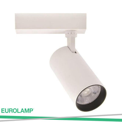 BINARIO LED SINGOLO 2 LINEE 30W 4000K 80X160 BIANCO