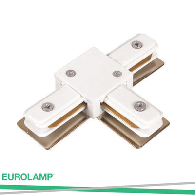 RACCORDO DI CONGIUNZIONE UNIVERSALE 2 LINEE TIPO "T" BIANCO