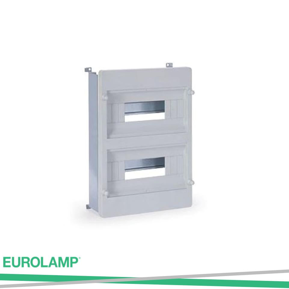 TELAIO FRONTALE + GUIDA DIN PER CONTENITORE 300X400X170 24P