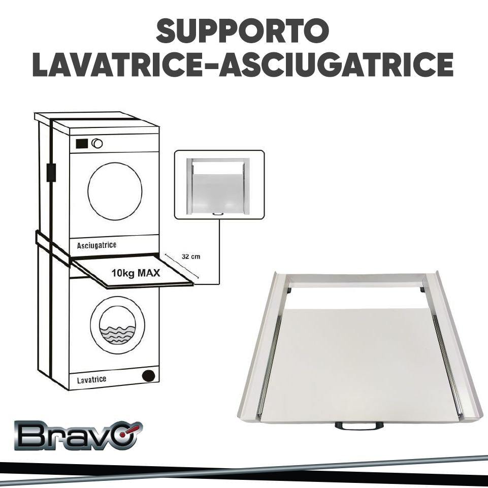 CARLITOS SUPPORTO LAVATRICE - ASCIUGATRICE