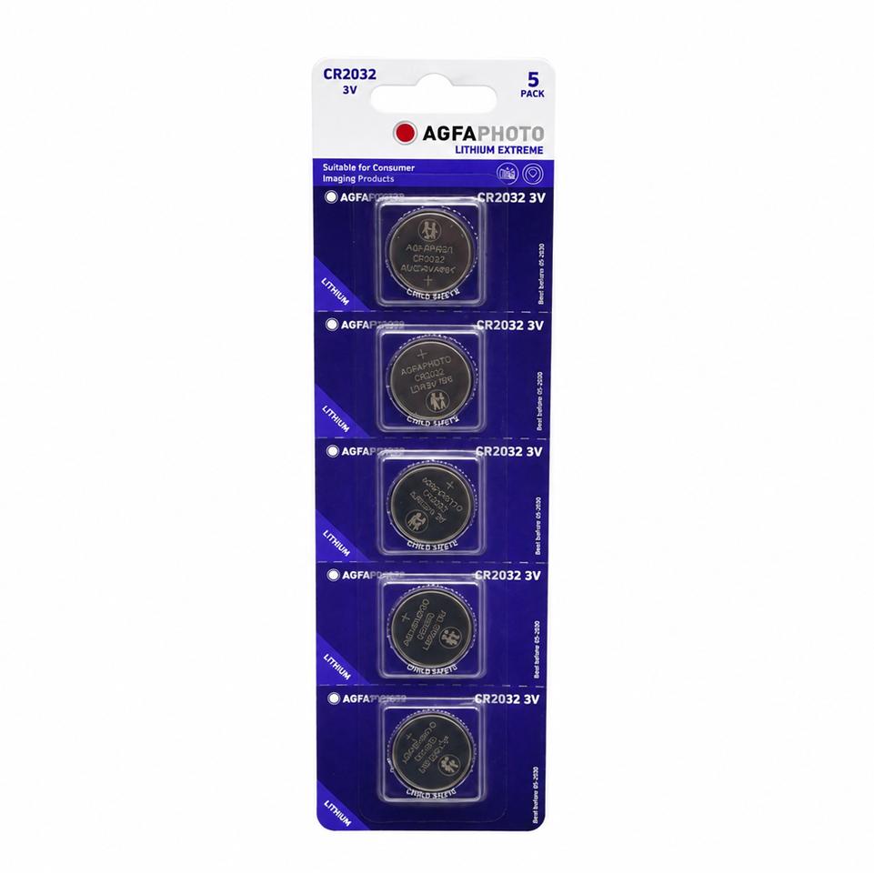 BATTERIA BOTTONE LITIO 2032 BLISTER 5PZ