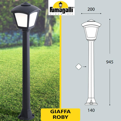 GIAFFA/ROBY NERO OPALE E27