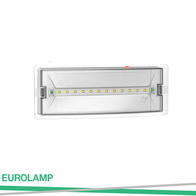 LAMPADA EMERGENZA 3W IP65 6500K CON 4 PITTOGRAMMI INCLUSI