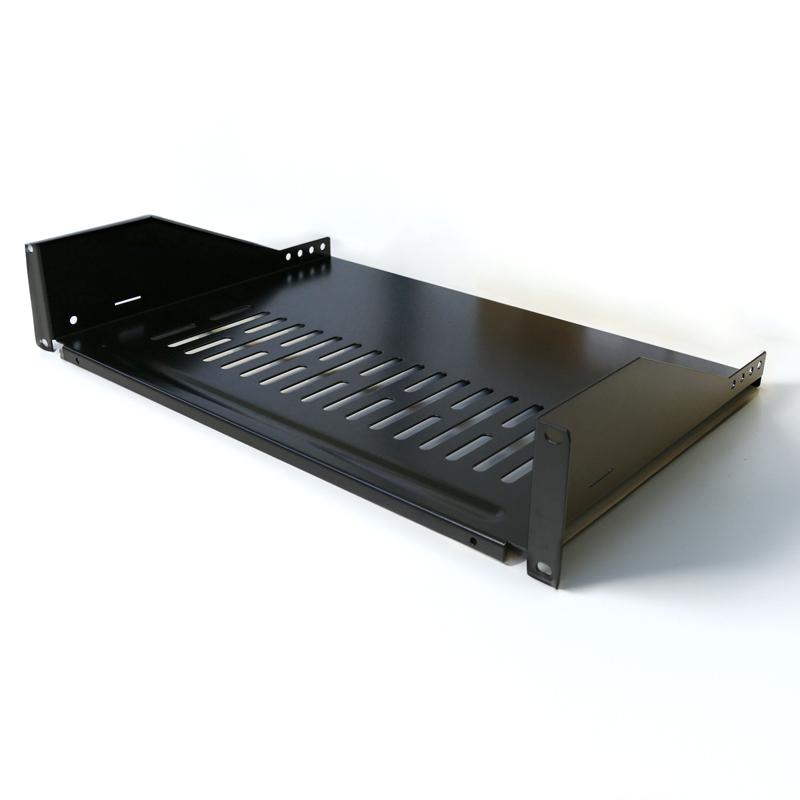 RIPIANO FORATO 19" 2U 440X304  RAL9004