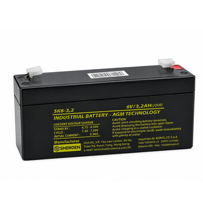 BATTERIA AGM 6V 3,2AH F1 SKB