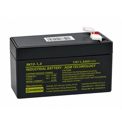 BATTERIA AGM 12V 1,3AH F1 SKB