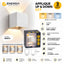 LAMPADA UP & DOWN 12W IP55 BIANCO CCT (3000-4000-6500K)