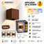 LAMPADA UP & DOWN 12W IP55 CORTEN CCT (3000-4000-6500K)