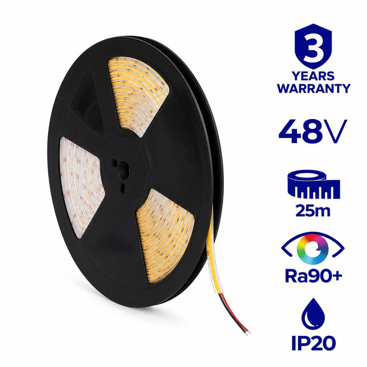 LCOBB 10W/M 48V 3000K BOBINA DA 25MT