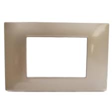 PLACCA 6003-13 3P CHAMPAGNE/VM R PLN TECNOPOLIMERO T2