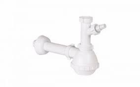 SIFONE 1 VIA C/ATTACCO LAVATRICE PVC 1 1/2