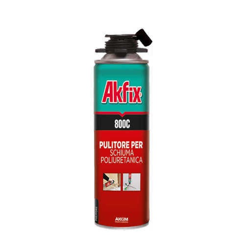 PULITORE PER SCHIUMA POLIURETANICA ML.500 AKIFIX