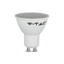 VT-1975 LED SPOTLIGHT 5W GU10 WHITE PLAS