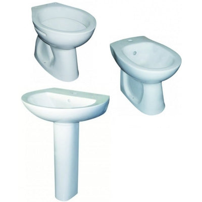 KIT ROMA SCARICO WC PARETE (VASO, BIDET, LAVABO C/COLONNA)