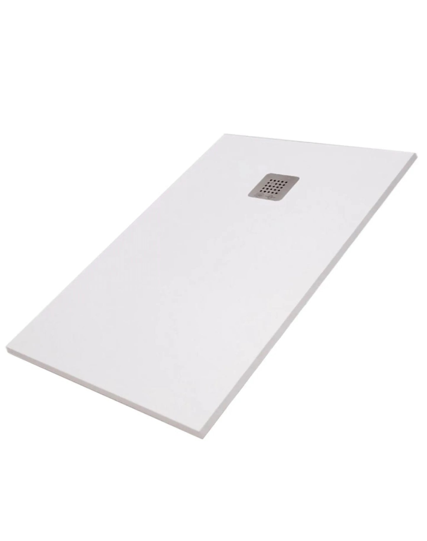 PIATTO DOCCIA RETTANGOLARE EFFETTO PIETRA BIANCO 80X160