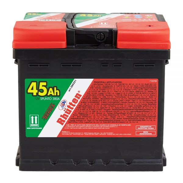 BATTERIA AUTO TEKNICA 45AH 380A