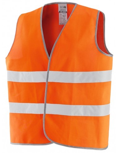 GILET ALTA VISIBILITA' ARANCIO