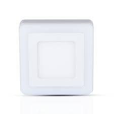 MINI PANNELLO LED QUADRATO 6W+2W 3000W