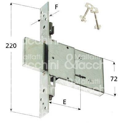 SERRATURA TRIPLICE MM.60 SECUREMME