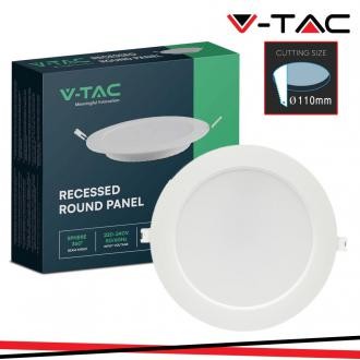 PANEL 3000K RECESSED 6W