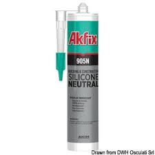 SILICONE NEUTRO TRASPARENTE ML310 AKFIX 905N