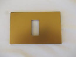 PLACCA 1F BRONZO 8635.BR SERIE VIMAR 8000