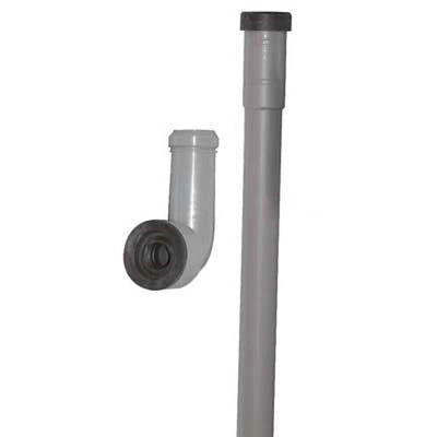 TUBO DI CACCIATA AD INC.X FLUSS.