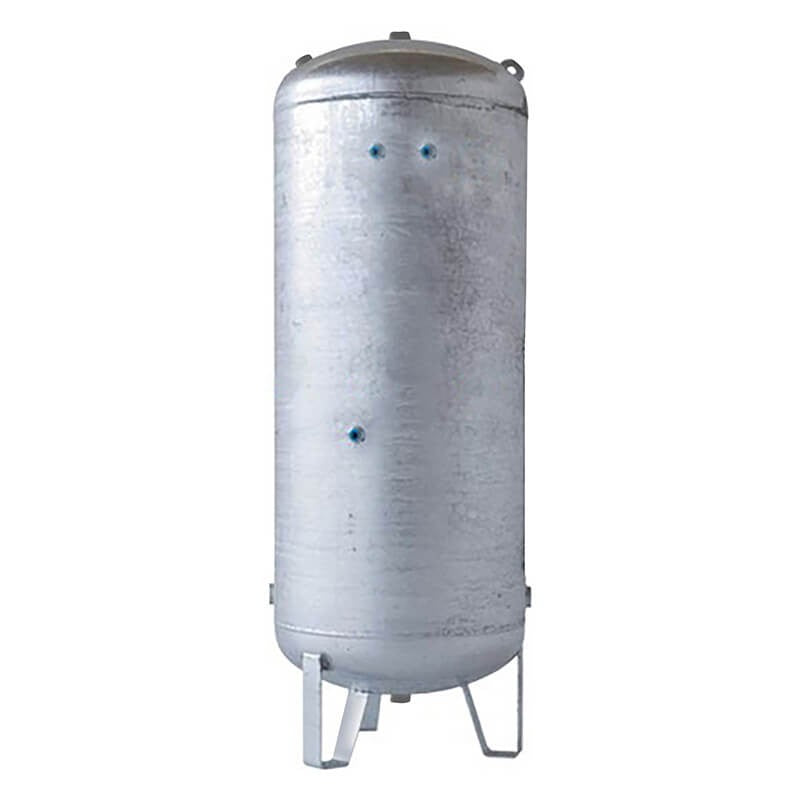 SERBATOIO ZINCATO LT.100 VERTICALE ALTO