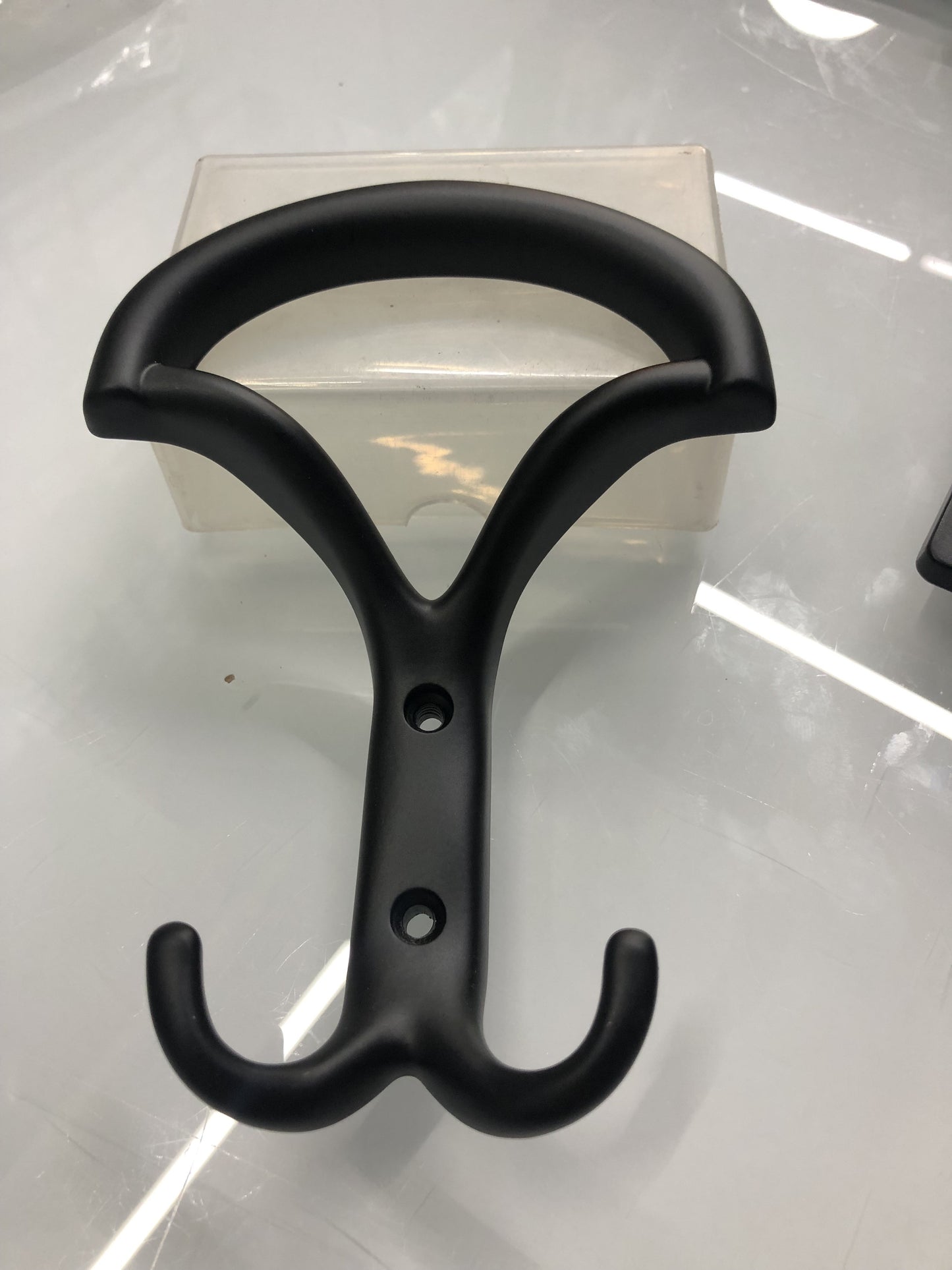 PORTABITO METALLO NERO OPACO 1080